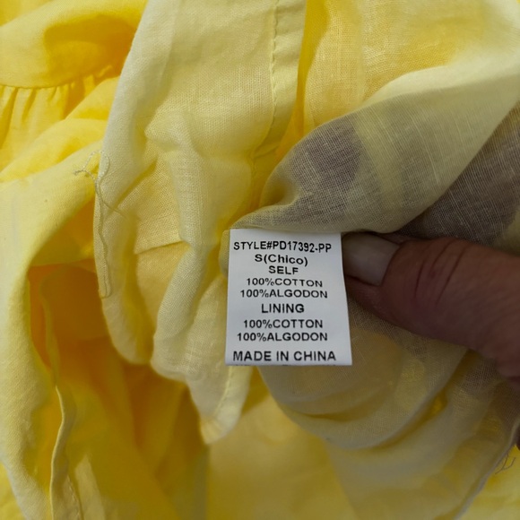 Petal & Pup BREXLEY MAXI DRESS - LEMON Size M - Picture 4 of 6